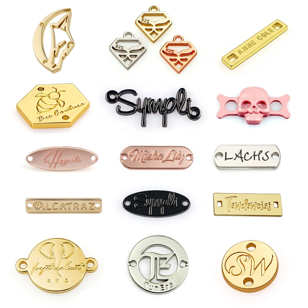 Manufacturer Wholesale Professional Custom Metal Label Tag Garment Accessories