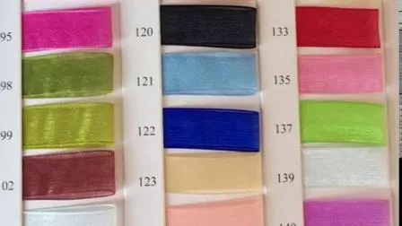 Queen Christmas Plastique Floral Paillettes Tartan Dallas Impression Métal Imprimé Organza Ruban de Transfert Thermique et Accessoires de Vêtement pour Fête, Ballon (OR7078)